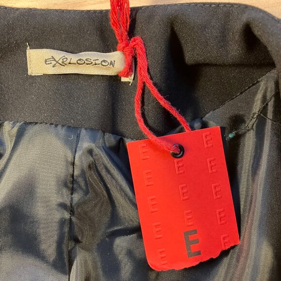 Explosion NWT Black Blazer with Chain Detail Size 42 - Picture 2 of 10